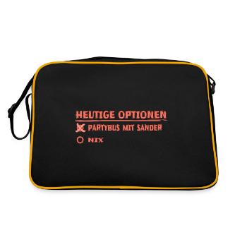 sander as a given name - Retro Bag - black/gold - Back