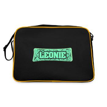 Léonie - Sac Retro - noir/or - Dos