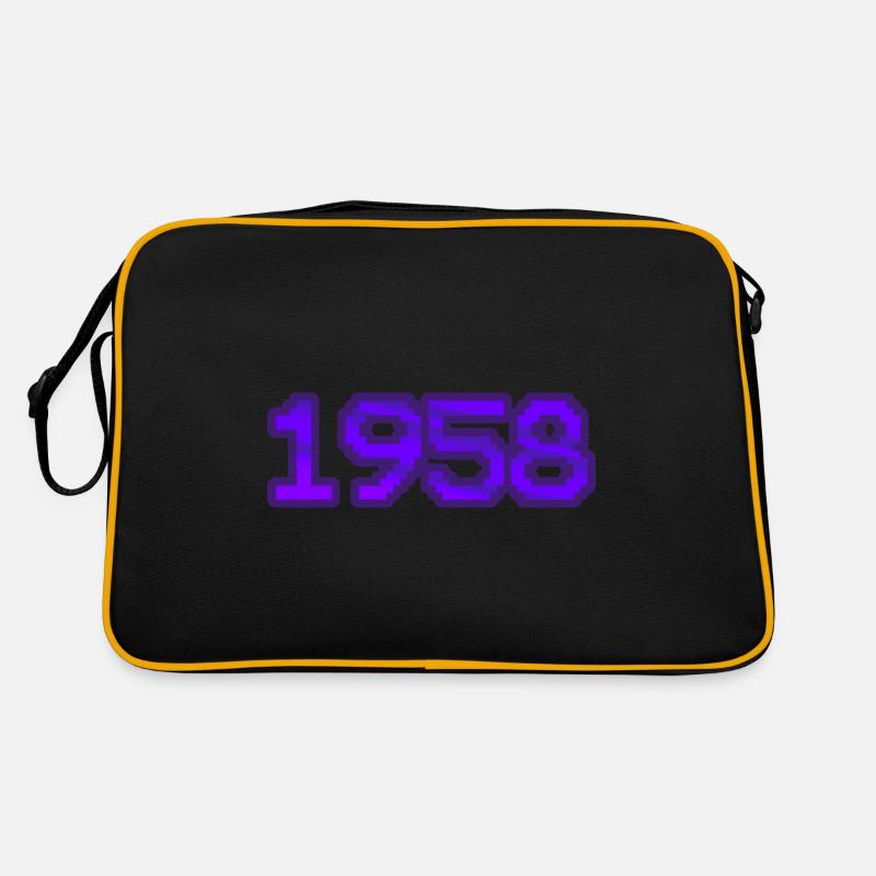1958 1958 - Retro Bag - black/gold