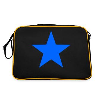 Blue Star - Retro Bag - black/gold - Back