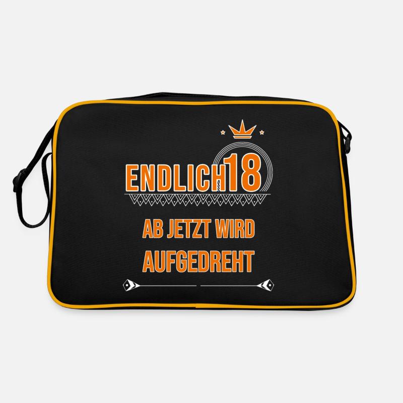 18. Geburtstag Retro Tasche