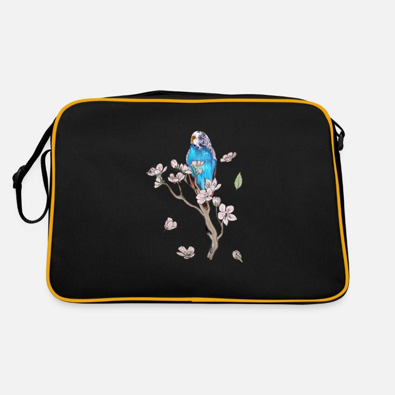 Budgerigar gift idea cockatiel parakeet Retro Bag