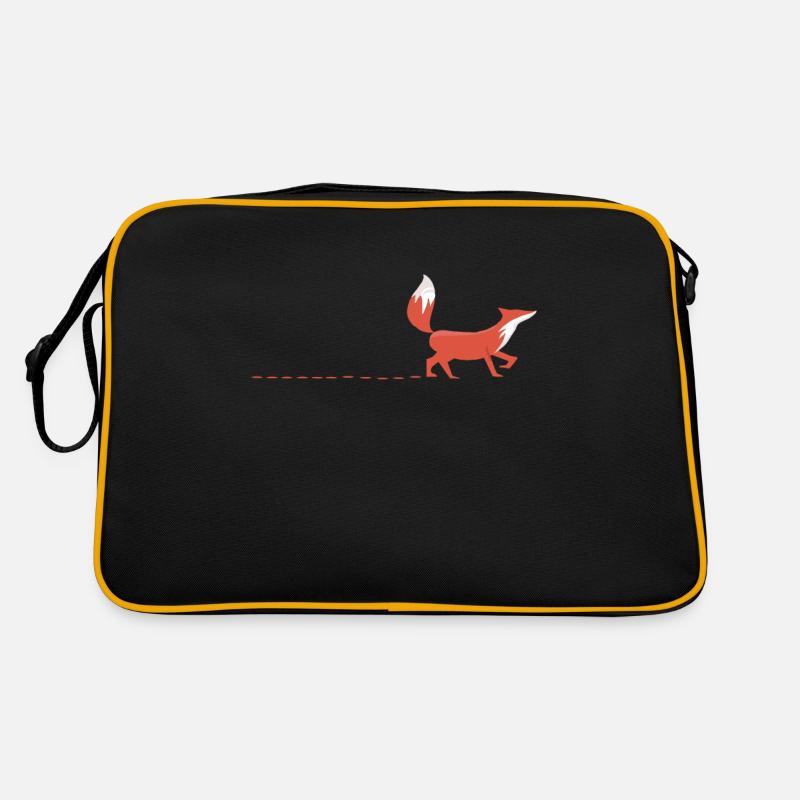 Fuchs Waldtiere Umweltschutz Natur Geschenkidee Retro Tasche