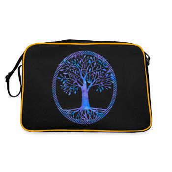 Arbre de la vie - Sac Retro - noir/or - Dos