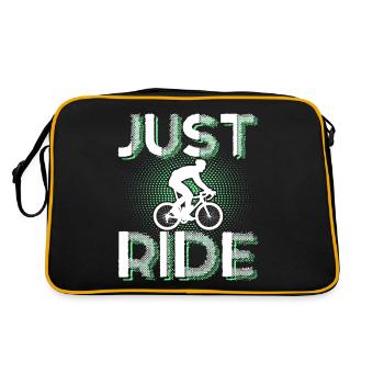 Cyclisme ride - Sac Retro - noir/or - Dos