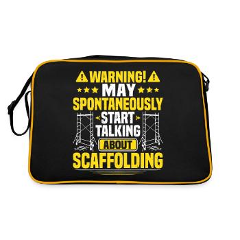 Scaffolding scaffolding Scaffolder Scaffolder - Retro Bag - black/gold - Back