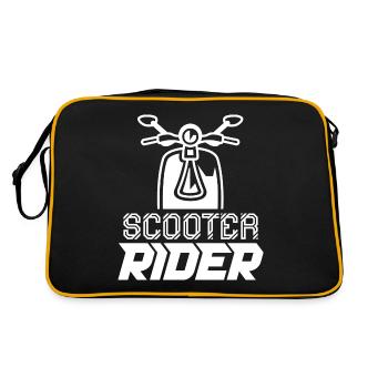 Scooter Riders Ride Scooter Scooter Moped - Retro Bag - black/gold - Back