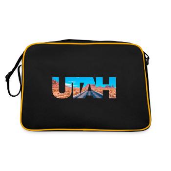Utah - Retro Bag - black/gold - Back