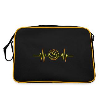 Volley-ball - Sac Retro - noir/or - Dos