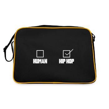 HipHop MC Gangster Rap Hip Hopper - Sac Retro - noir/or - Dos