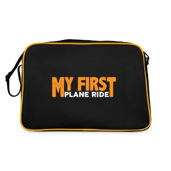 My First Plane Ride 57 - Retro Bag - black/gold - Back