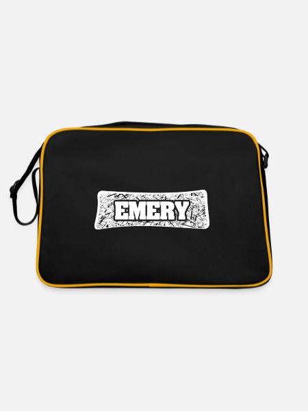 Gift for Emery - Retro Bag - black/gold - Back