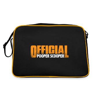 Scooper officielle Pooper 41 - Sac Retro - noir/or - Dos