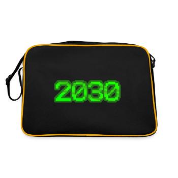 2030 2030 - Sac Retro - noir/or - Dos
