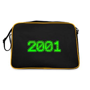 Nerd 2001 - Sac Retro - noir/or - Dos