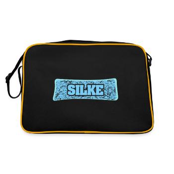 Silke as a name - Retro Bag - black/gold - Back