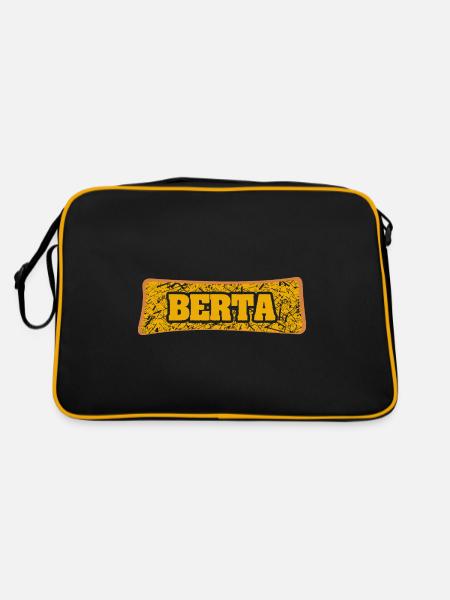 Mariage Berta - Sac Retro - noir/or - Dos