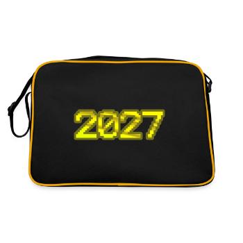 2027 - Sac Retro - noir/or - Dos