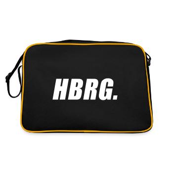 Cool Hamburg T Shirt - Retro Bag - black/gold - Back
