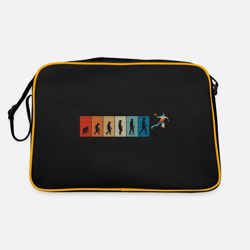 Evolution rétro design vintage de handball Sac Retro