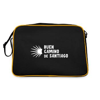 Buen Camino de Santiago de Compostela Jakobsweg - Sac Retro - noir/or - Dos