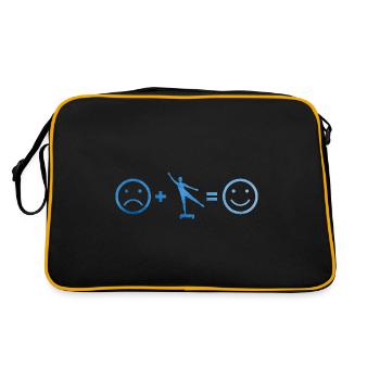 Strength Training Aerobics Fitness Training Aerobics - Retro Bag - black/gold - Back