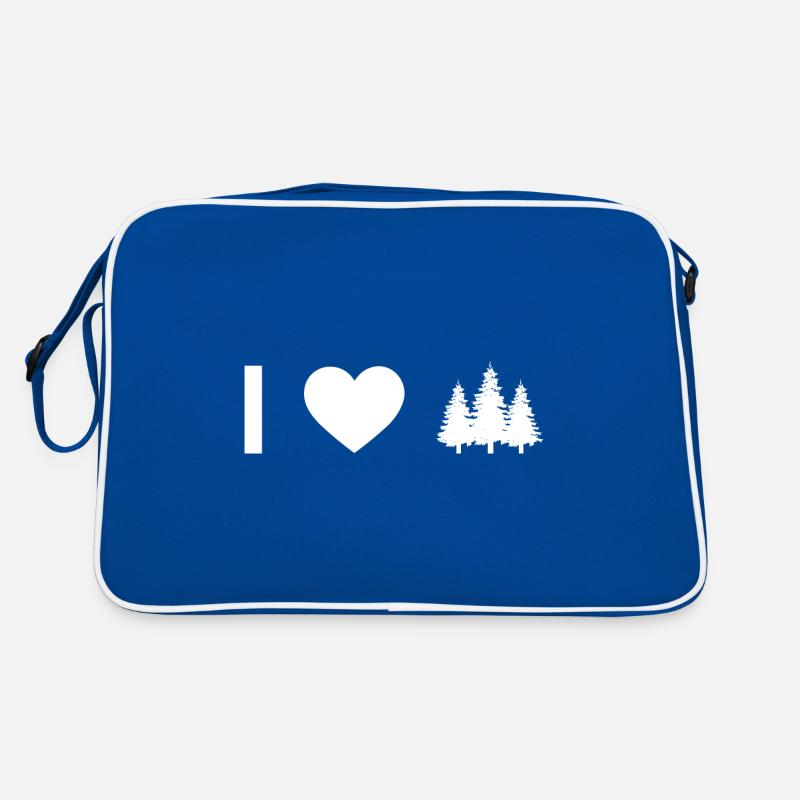 I Heart and Trees - Retro Bag