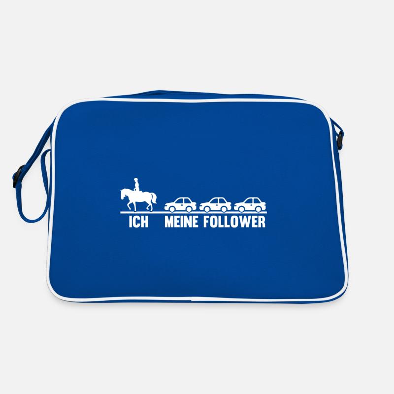 Pferd Reiten Bauernhof Bauer Pferdebesitzer Pferde Retro Tasche