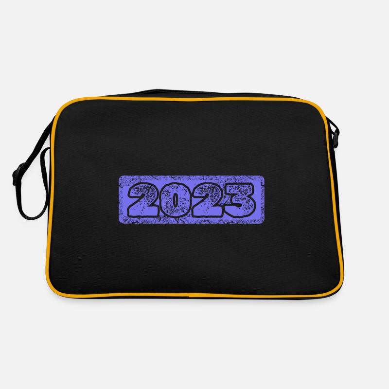 2023 - Retro Tasche - Schwarz/Gold