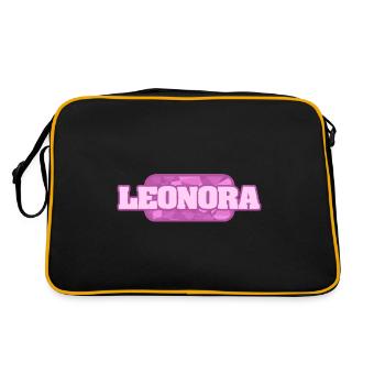 Gift for Leonora - Retro Bag - black/gold - Back