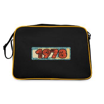 Né en 1978 - Sac Retro - noir/or - Dos