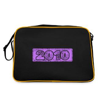 2010 2010 - Sac Retro - noir/or - Dos