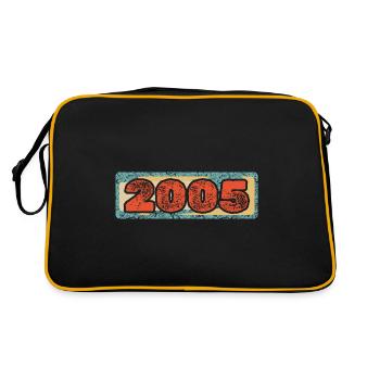 Year 2005 - Retro Bag - black/gold - Back