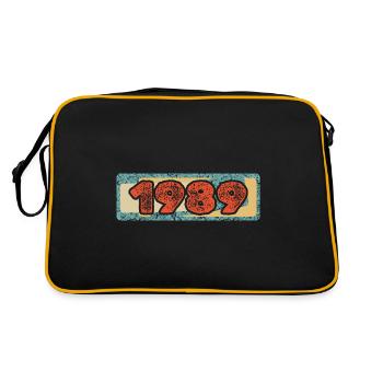 Année 1989 - Sac Retro - noir/or - Dos