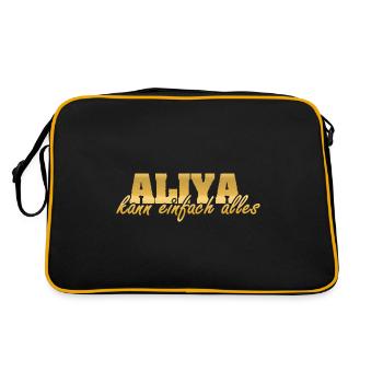 Aliyah as a woman - Retro Bag - black/gold - Back