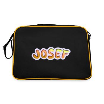 Gift for Joseph - Retro Bag - black/gold - Back