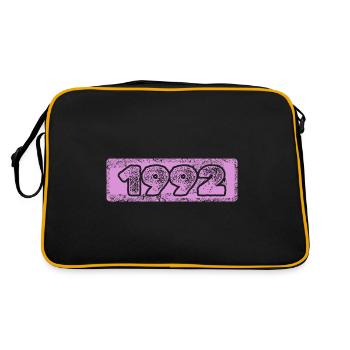 1992 - Sac Retro - noir/or - Dos