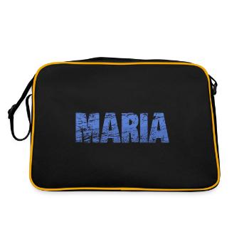 Scratches in the name of Maria - Retro Bag - black/gold - Back