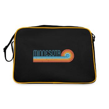 Minnesota - Sac Retro - noir/or - Dos