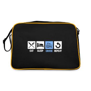 Family Cruise - Retro Bag - black/gold - Back
