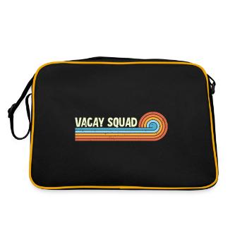 Vacay Squad Family Holidays - Retro Bag - black/gold - Back