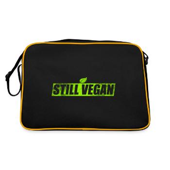 Nourriture végétalienne Végétaliens - Sac Retro - noir/or - Dos