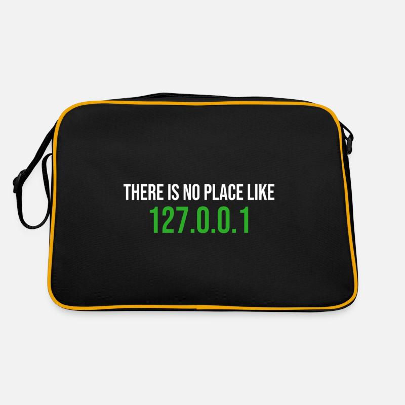 There is no place like 127.0.0.1 Retro Tasche