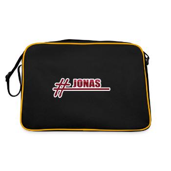 Style Jonas - Sac Retro - noir/or - Dos