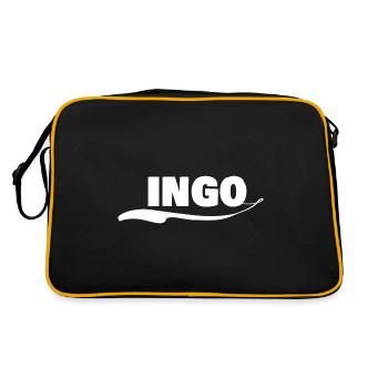 Ingo Ingo - Retro Bag - black/gold - Back