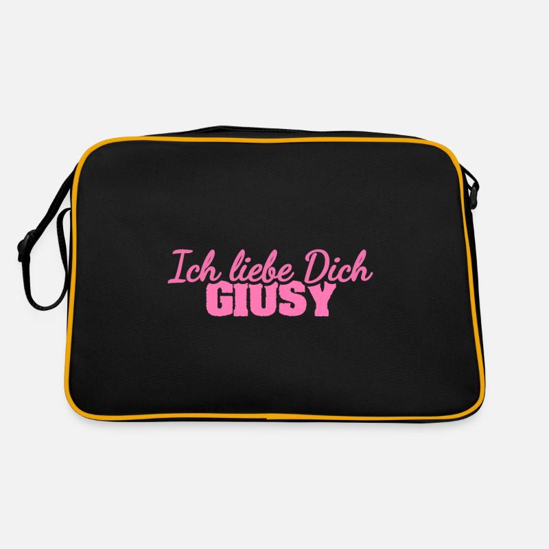 Geschenk für Giusy Retro Tasche