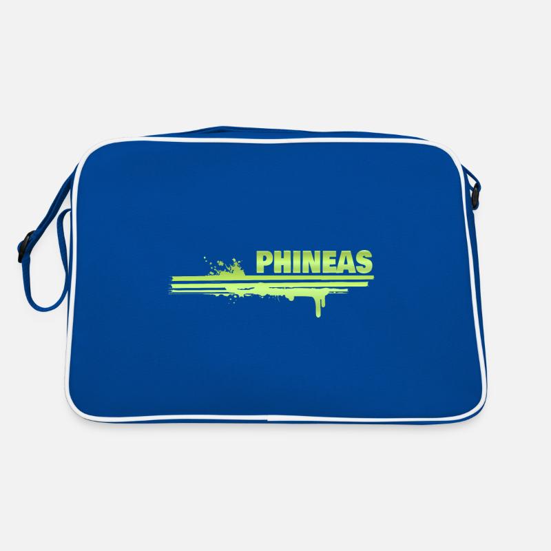 Phineas als Farbklecks Retro Tasche