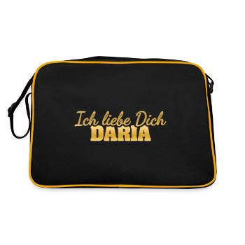 Cadeau pour Daria - Sac Retro - noir/or - Dos