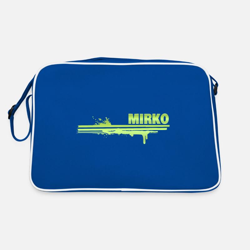 Geschenk für Mirko Retro Tasche