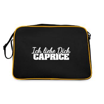 Cadeau pour Caprice - Sac Retro - noir/or - Dos